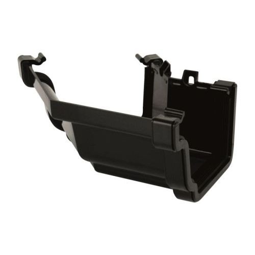 Black Ogee Gutter External 135° Angle | Plastic Profiles Ltd